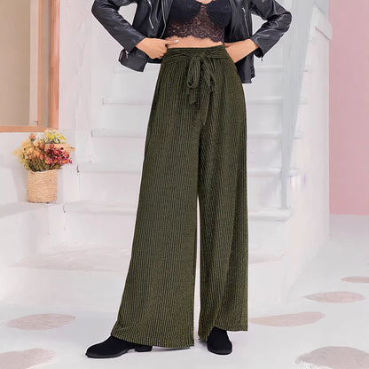 Spring Summer Women's Fashion Pure Color Elegant Casual Long Pants for Women