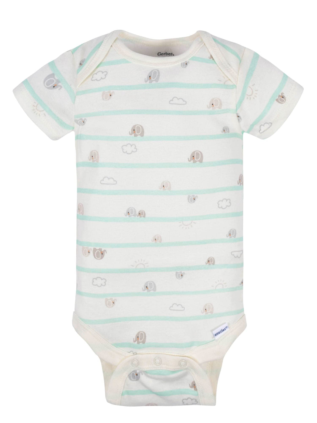 Gerber Baby Boys and Girls' 8-pack Short Sleeve Onesies Bodysuits