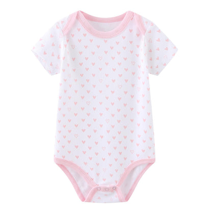 Ruliby Baby Bodysuit and Pant Set 10-pcs Cotton Soft Newborn Clothes Outfit