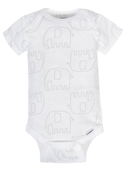 Gerber Baby Boys and Girls' 8-pack Short Sleeve Onesies Bodysuits