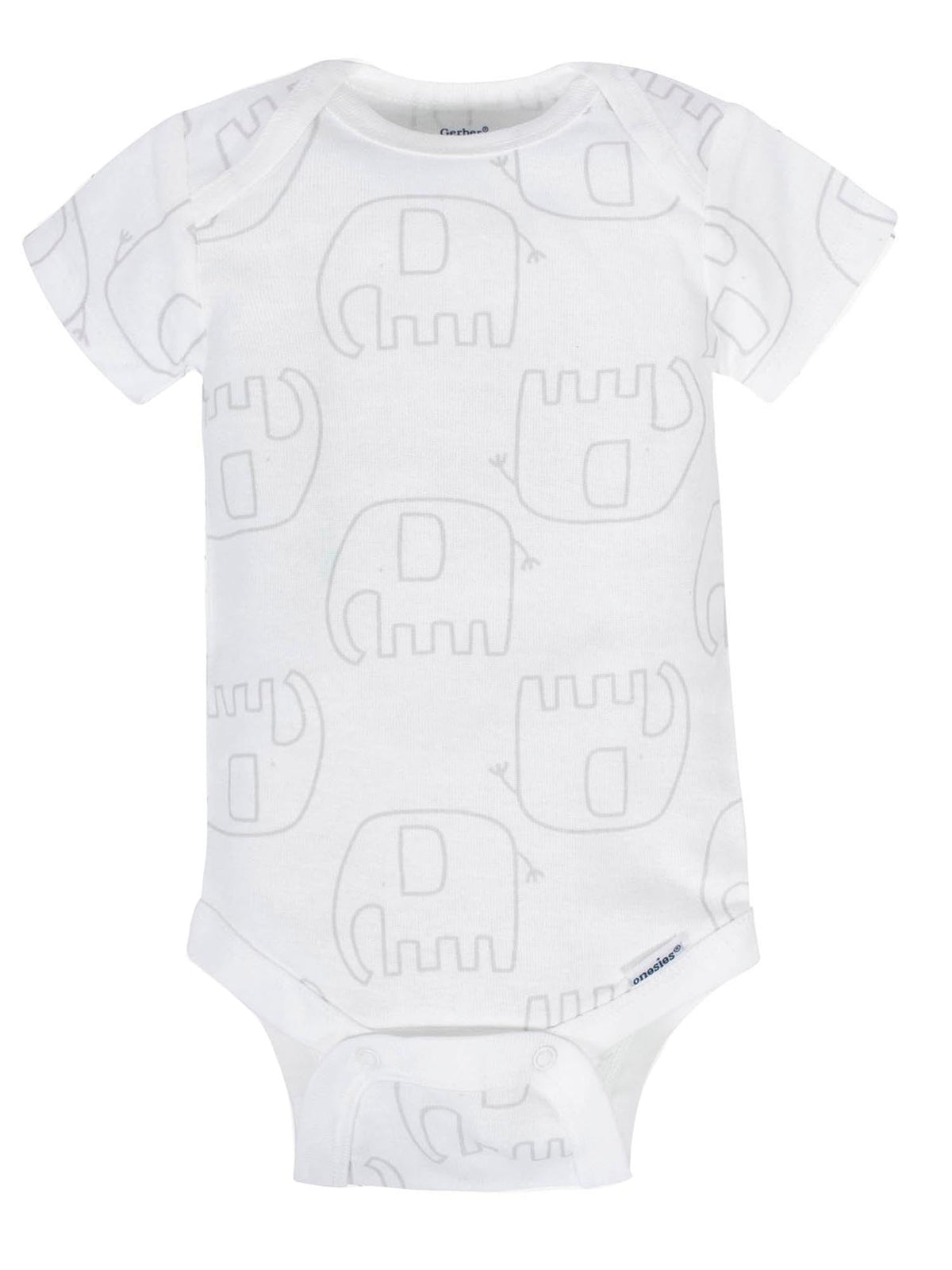 Gerber Baby Boys and Girls' 8-pack Short Sleeve Onesies Bodysuits