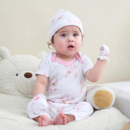 Ruliby Baby Bodysuit and Pant Set 10-pcs Cotton Soft Newborn Clothes Outfit