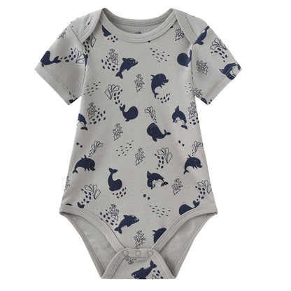 Ruliby Baby Bodysuit and Pant Set 10-pcs Cotton Soft Newborn Clothes Outfit