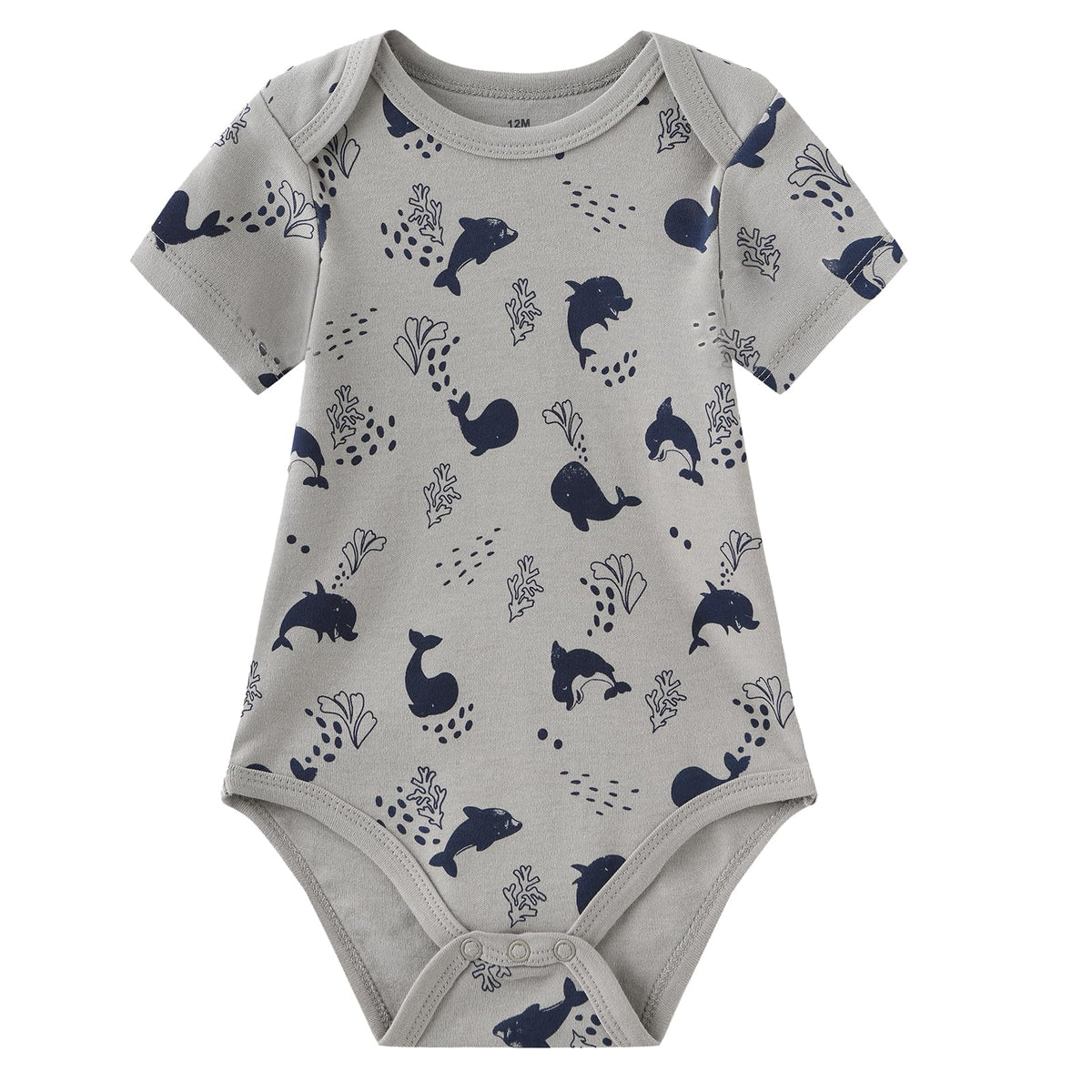 Ruliby Baby Bodysuit and Pant Set 10-pcs Cotton Soft Newborn Clothes Outfit