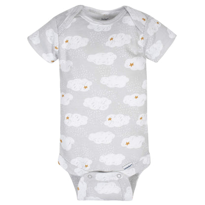 Gerber Baby Boys and Girls' 8-pack Short Sleeve Onesies Bodysuits