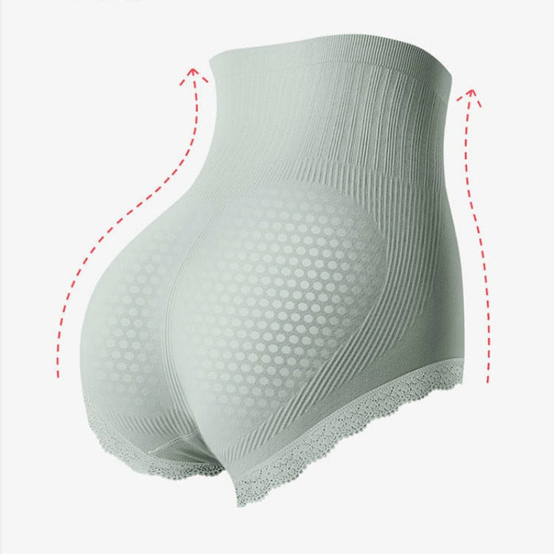 Shapers Women High Waist Body Shaper Slimming Butt Lifter Shapewear Solid Color Underwear Tummy Control Panties